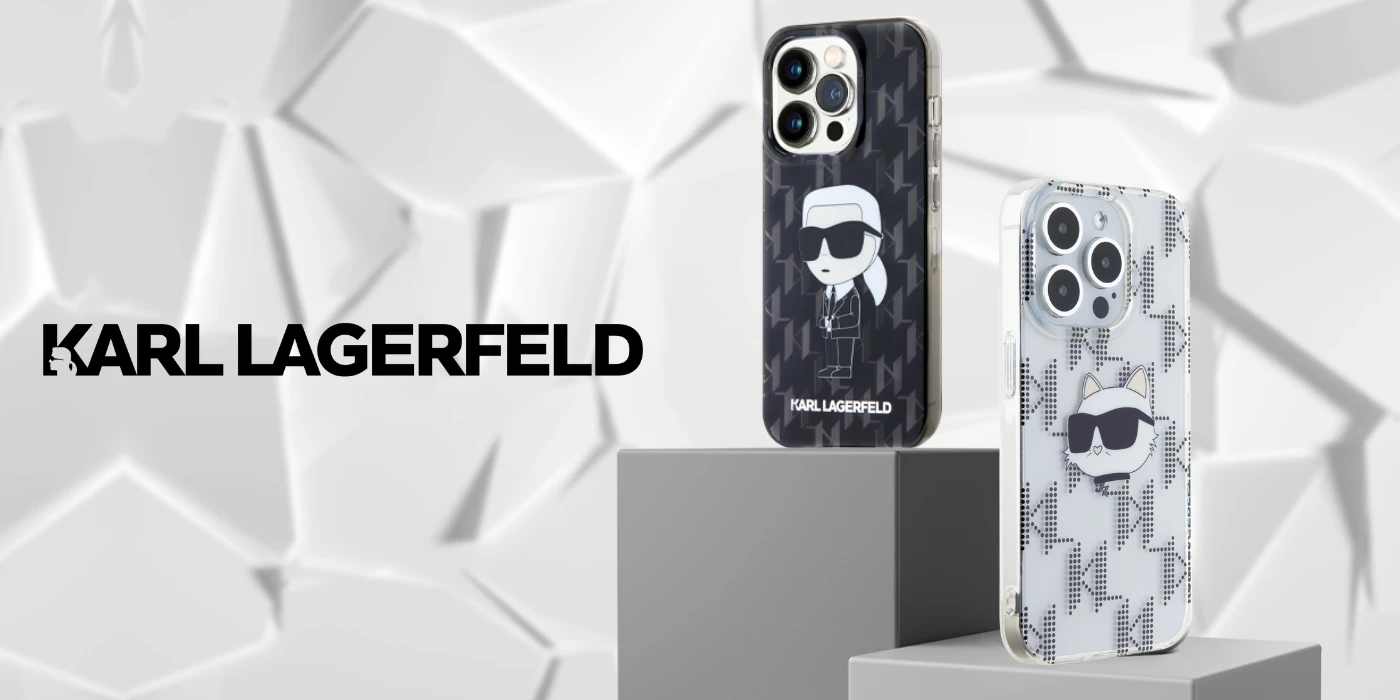 Karl Lagerfeld IML Karl Head Electroplated Apple iPhone 16 Pro - dėklas telefonui juodos spalvos aprašymas - Prekės nuotrauka