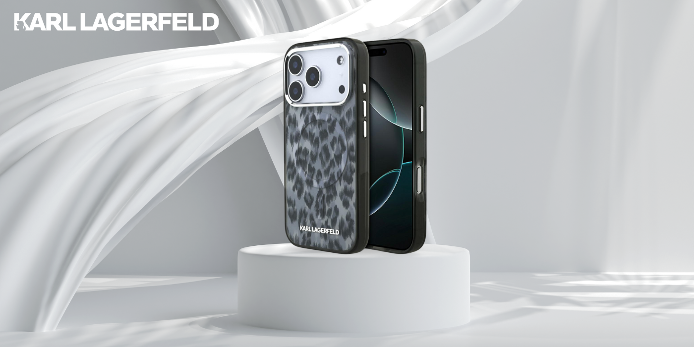 Karl Lagerfeld IML Leopard Pattern MagSafe dėklas skirtas Apple iPhone 17 Pro juodos spalvos aprašymas - Prekės nuotrauka Karl Lagerfeld IML Leopard Pattern MagSafe dėklas skirtas Apple iPhone 17 Pro juodos spalvos aprašymas - Prekės nuotrauka