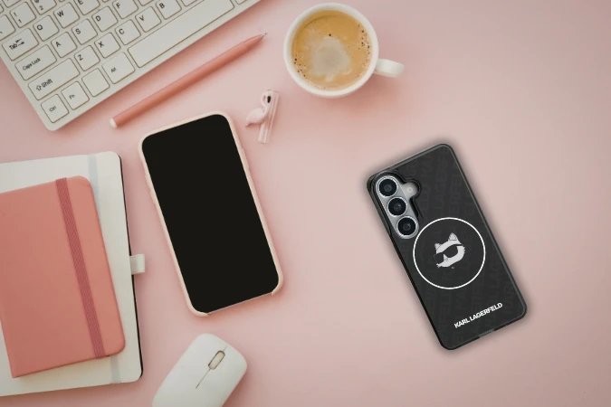 Karl Lagerfeld IML kartotinis „Choupette MagSafe“ dėklas, skirtas „Samsung Galaxy S26“, juodas aprašymas - Prekės nuotrauka