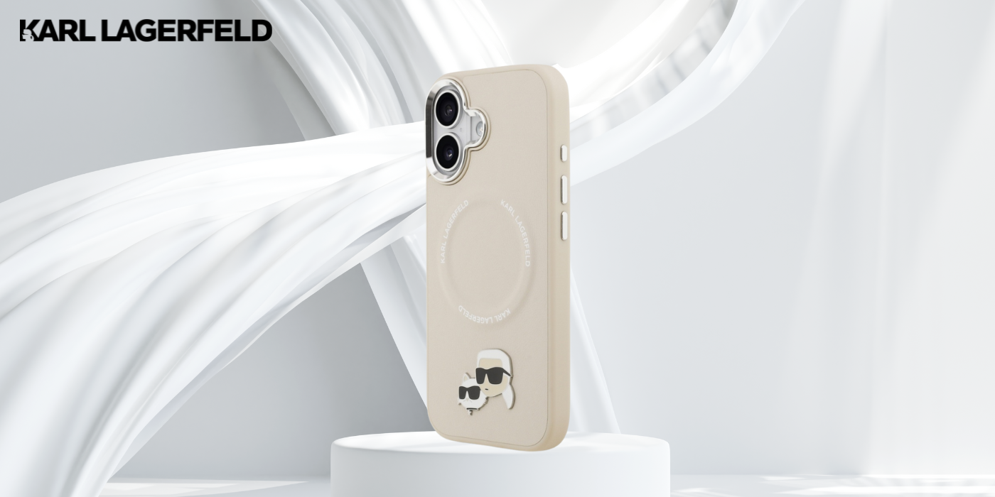 Karl Lagerfeld Karl & Choupette Pins MagSafe dėklas skirtas Apple iPhone 17 rusvai gelsvas aprašymas - Prekės nuotrauka Karl Lagerfeld Karl & Choupette Pins MagSafe dėklas skirtas Apple iPhone 17 rusvai gelsvas aprašymas - Prekės nuotrauka
