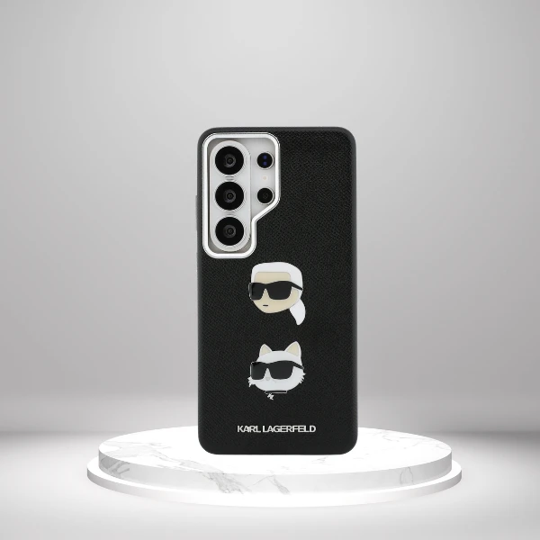 Karl Lagerfeld „Saffiano“ dvigubų galvučių metalinis dėklas, skirtas „Samsung Galaxy S26 Ultra“, juodas aprašymas - Prekės nuotrauka Karl Lagerfeld „Saffiano“ dvigubų galvučių metalinis dėklas, skirtas „Samsung Galaxy S26 Ultra“, juodas aprašymas - Prekės nuotrauka