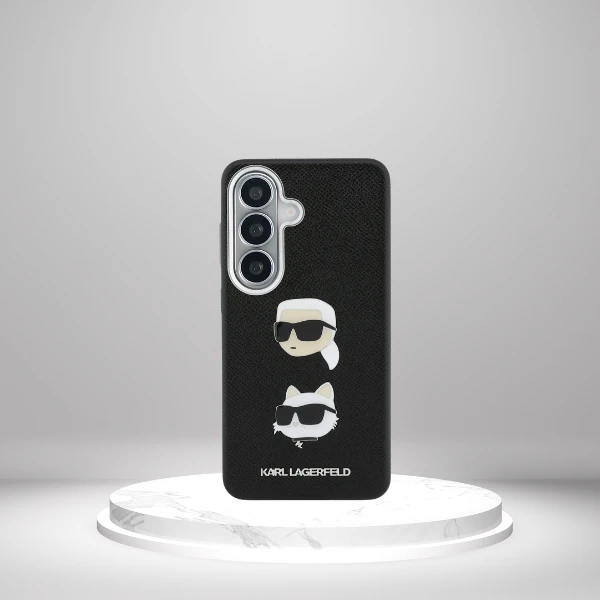Karl Lagerfeld „Saffiano“ dvigubų galvučių metalinis dėklas, skirtas „Samsung Galaxy S26+“, juodas aprašymas - Prekės nuotrauka Karl Lagerfeld „Saffiano“ dvigubų galvučių metalinis dėklas, skirtas „Samsung Galaxy S26+“, juodas aprašymas - Prekės nuotrauka
