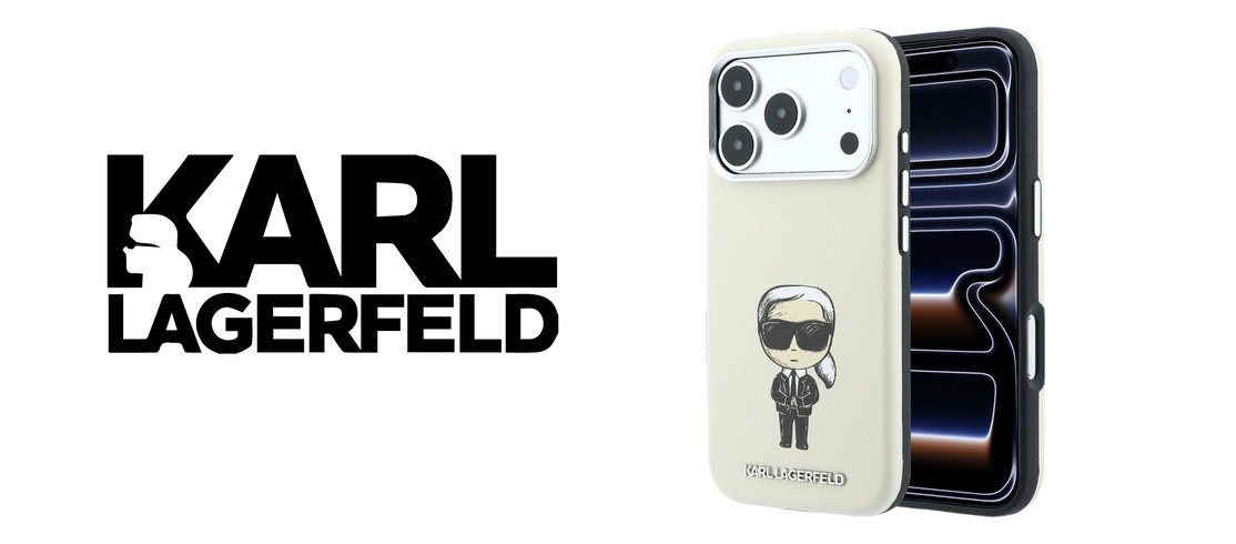 Karl Lagerfeld Smooth Ikonik Sketch MagSafe dėklas, skirtas iPhone 18 Pro / 17 Pro - smėlio spalvos aprašymas - Prekės nuotrauka
