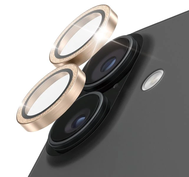 Panzer Glass Grūdintas stiklas na objektyvas PanzerGlass Hoops Glitter do iPhone 17 / 16 / 16 Plus sidabrinė aprašymas - Prekės nuotrauka