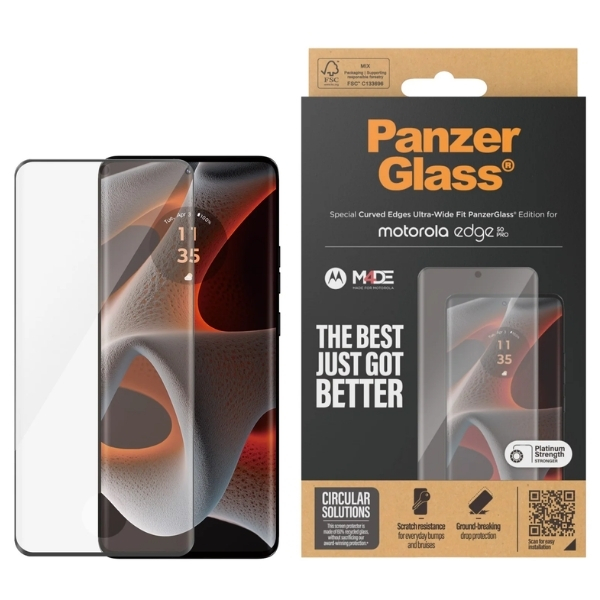 Panzer Glass Apsauginis stiklas PanzerGlass Ultra-Wide Fit skirtas Motorola Edge 50 Pro / 50 Ultra aprašymas - Prekės nuotrauka Panzer Glass Apsauginis stiklas PanzerGlass Ultra-Wide Fit skirtas Motorola Edge 50 Pro / 50 Ultra aprašymas - Prekės nuotrauka
