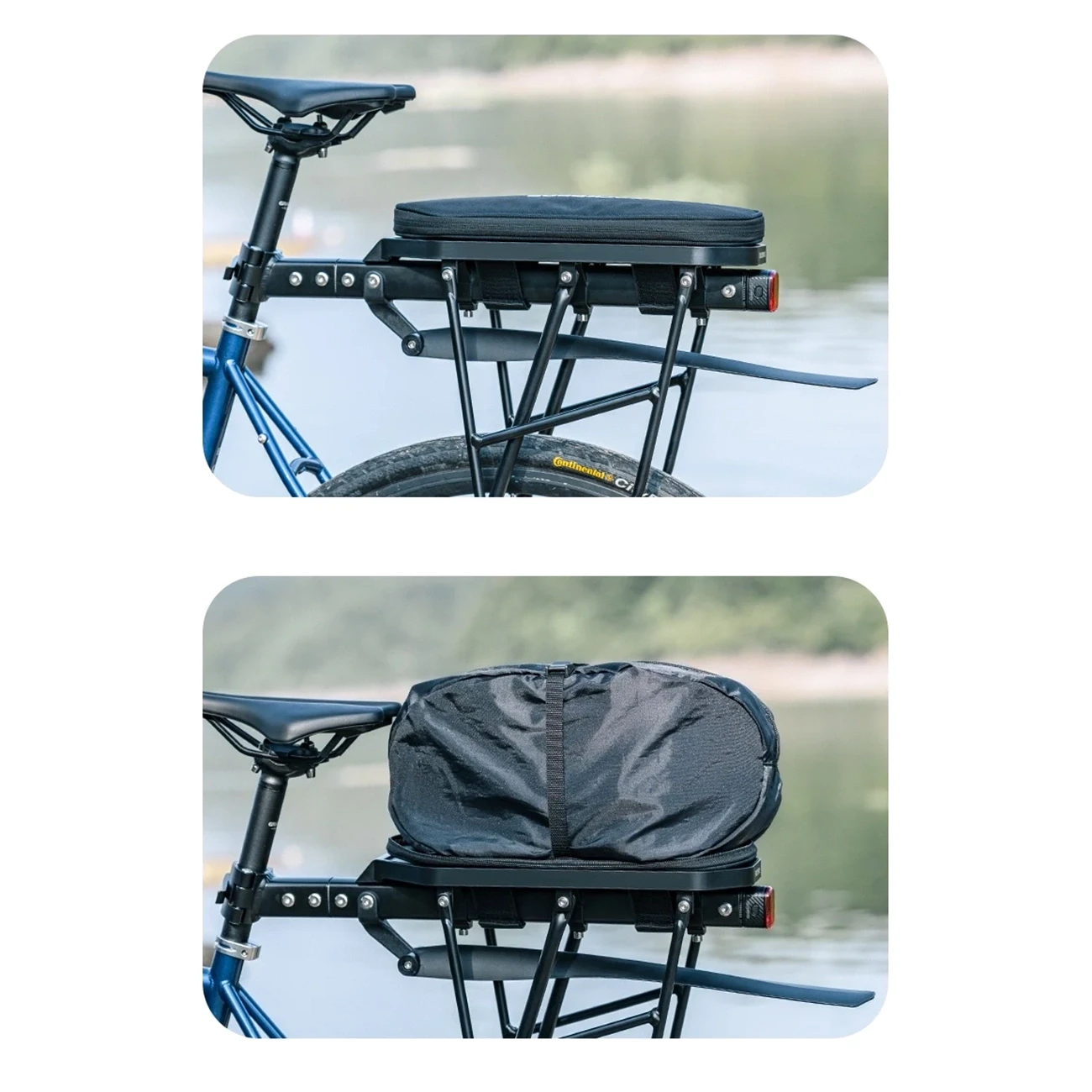 Rockbros 30140062001 bag for bicycle rack 5 l – juodos spalvos aprašymas - Prekės nuotrauka Rockbros 30140062001 bag for bicycle rack 5 l – juodos spalvos aprašymas - Prekės nuotrauka