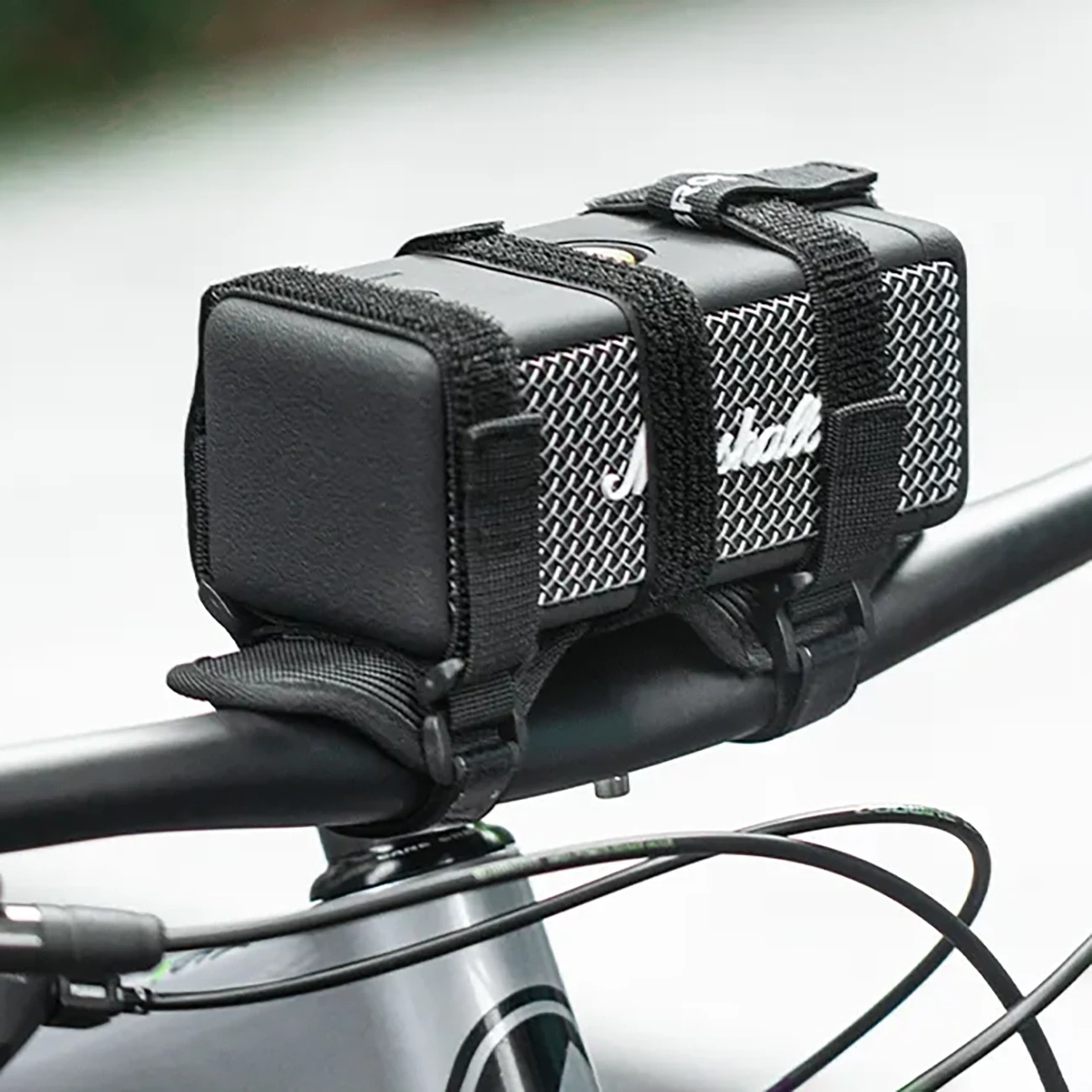 Rockbros 50210064001 bicycle strap with Velcro for Bluetooth garsiakalbis or water bottle – juodos spalvos aprašymas - Prekės nuotrauka Rockbros 50210064001 bicycle strap with Velcro for Bluetooth garsiakalbis or water bottle – juodos spalvos aprašymas - Prekės nuotrauka
