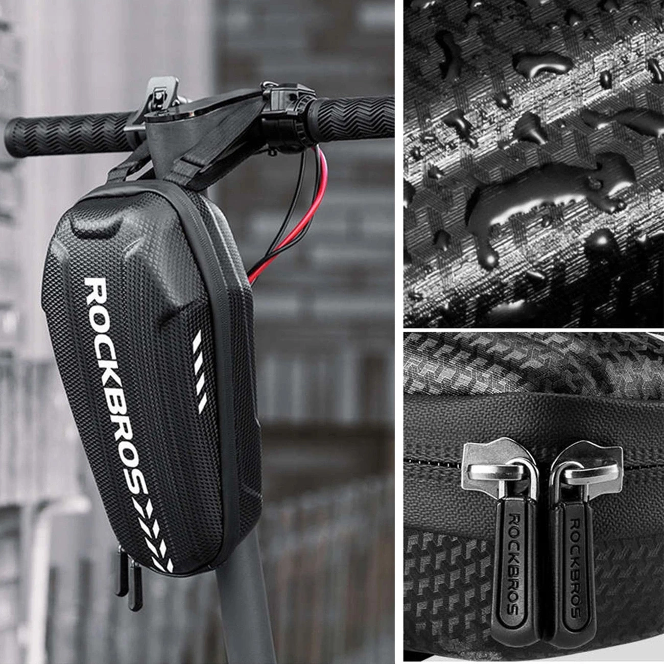 Rockbros B62 krepšys dviračiui for handlebar or frame 2 l – juodos spalvos aprašymas - Prekės nuotrauka Rockbros B62 krepšys dviračiui for handlebar or frame 2 l – juodos spalvos aprašymas - Prekės nuotrauka