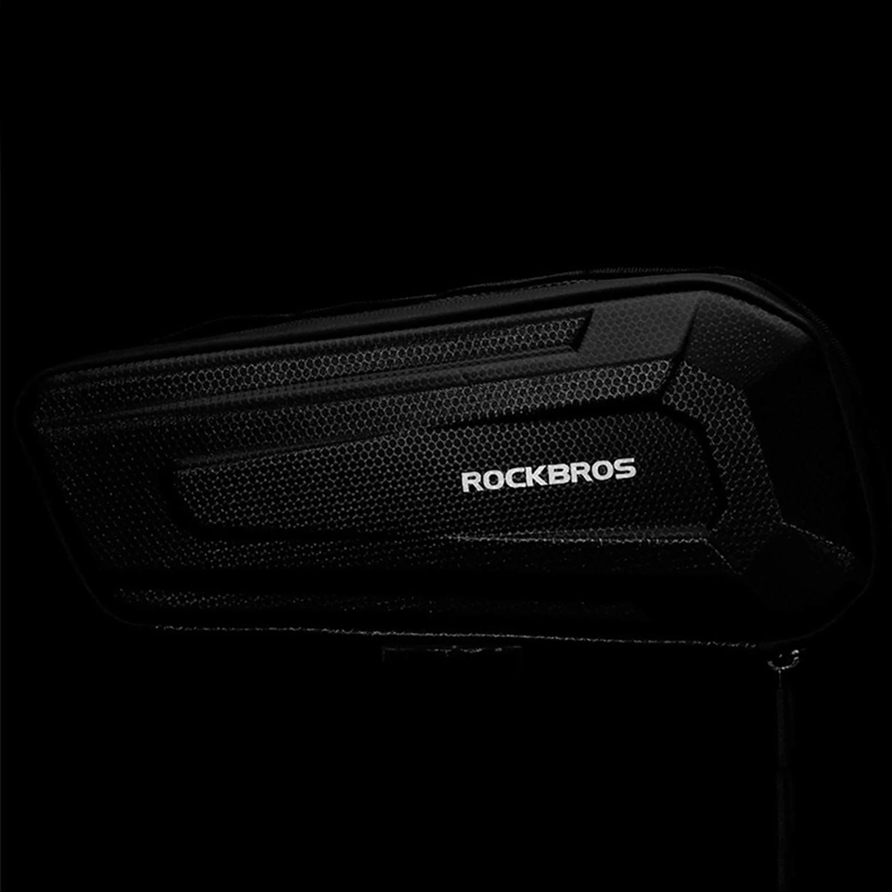 Rockbros B66 waterproof dviračio krepšys for frame – juodos spalvos aprašymas - Prekės nuotrauka