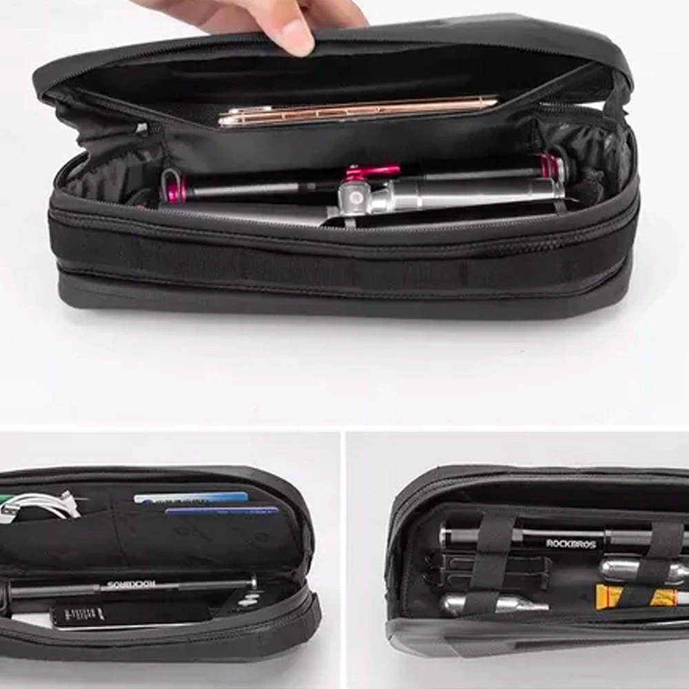 Rockbros B67 waterproof frame bike bag – juodos spalvos aprašymas - Prekės nuotrauka Rockbros B67 waterproof frame bike bag – juodos spalvos aprašymas - Prekės nuotrauka
