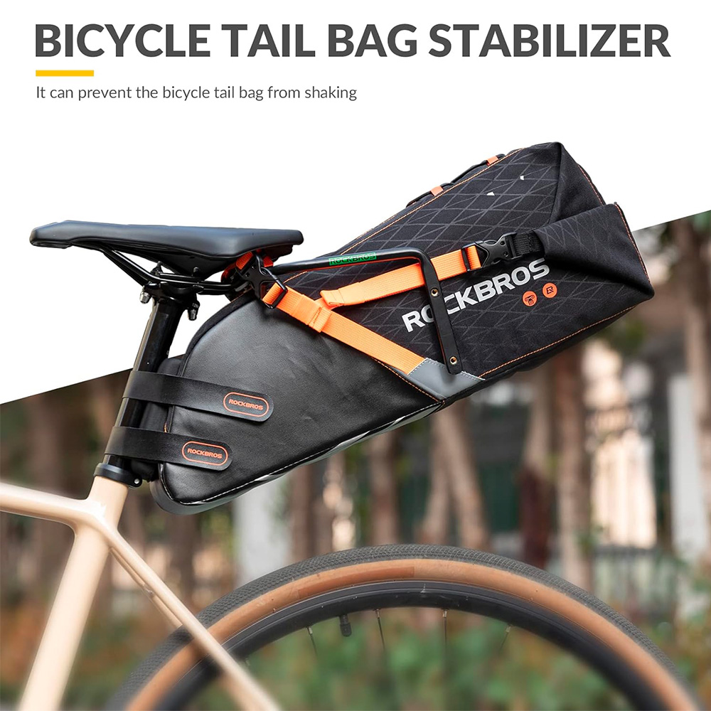 Rockbros Multifunctional Bracket 31210013001 Saddle Bag Stabilizer – juodos spalvos aprašymas - Prekės nuotrauka Rockbros Multifunctional Bracket 31210013001 Saddle Bag Stabilizer – juodos spalvos aprašymas - Prekės nuotrauka