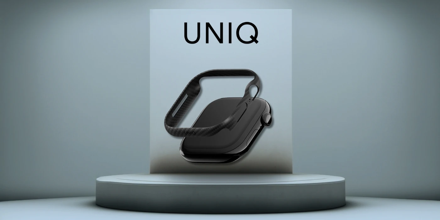 UNIQ dėklas, panašus į „Apple Watch Series 10/11“, 46 mm, juodas aprašymas - Prekės nuotrauka