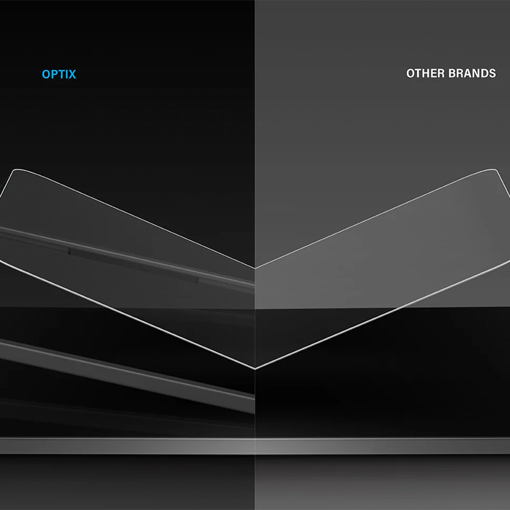 uniq-optix-clear tempered glass with applicator