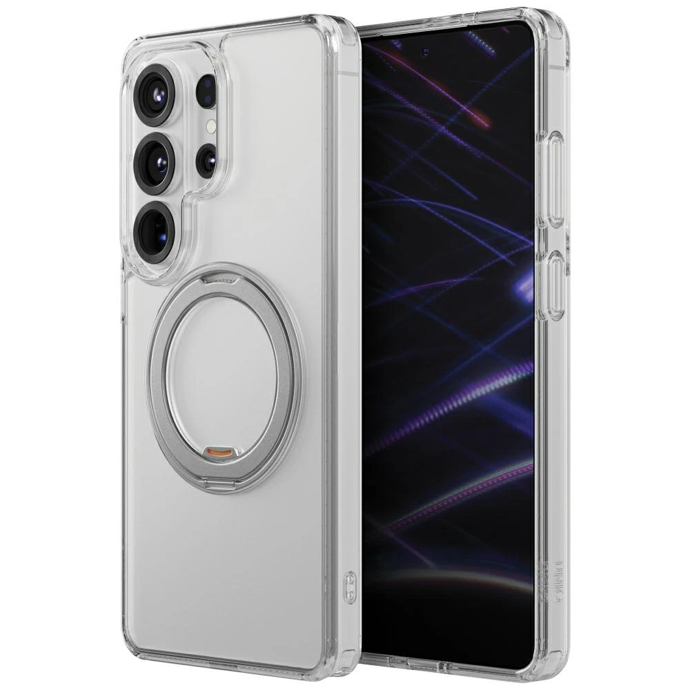 UNIQ Swivix dėklas, skirtas Samsung Galaxy S26 Ultra, 360° besisukantis stovas, skaidrus aprašymas - Prekės nuotrauka