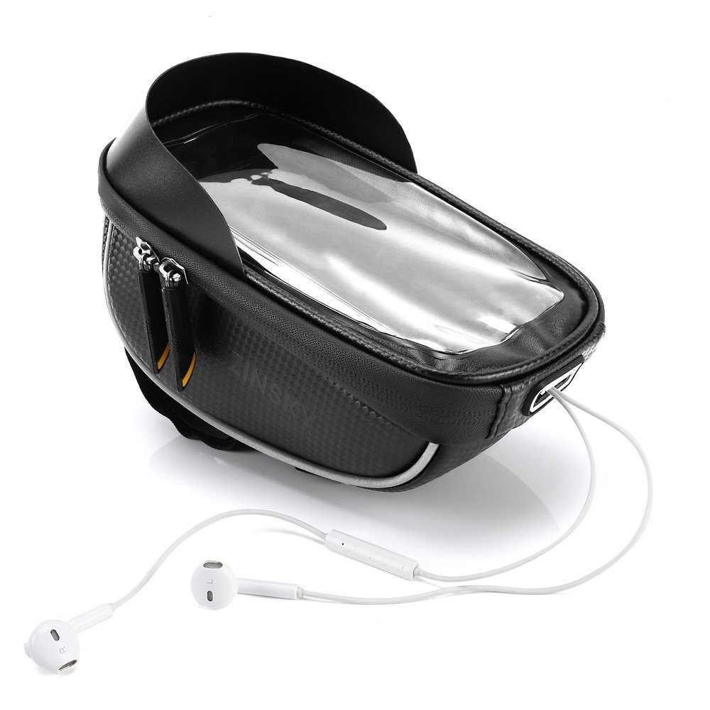 Wozinsky bike handlebar bag with phone case 1l juodos spalvos (WBB16BK) aprašymas - Prekės nuotrauka Wozinsky bike handlebar bag with phone case 1l juodos spalvos (WBB16BK) aprašymas - Prekės nuotrauka