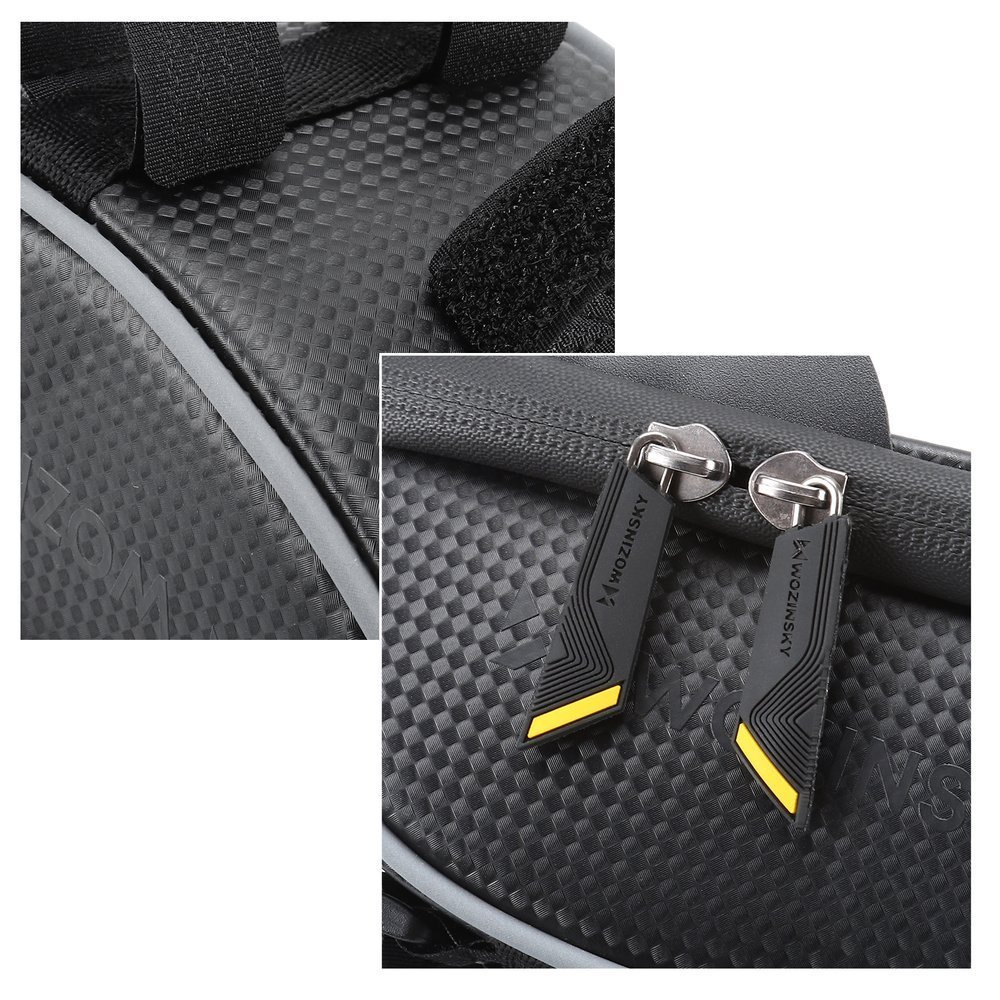 Wozinsky bike handlebar bag with phone case 1l juodos spalvos (WBB16BK) aprašymas - Prekės nuotrauka Wozinsky bike handlebar bag with phone case 1l juodos spalvos (WBB16BK) aprašymas - Prekės nuotrauka
