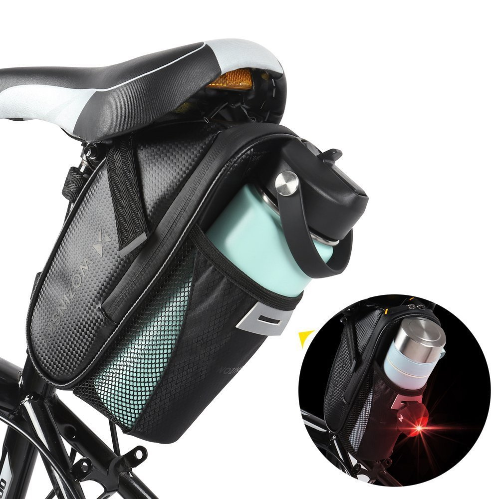 Wozinsky bike saddle bag 1.5 l juodos spalvos (WBB20BK) aprašymas - Prekės nuotrauka Wozinsky bike saddle bag 1.5 l juodos spalvos (WBB20BK) aprašymas - Prekės nuotrauka