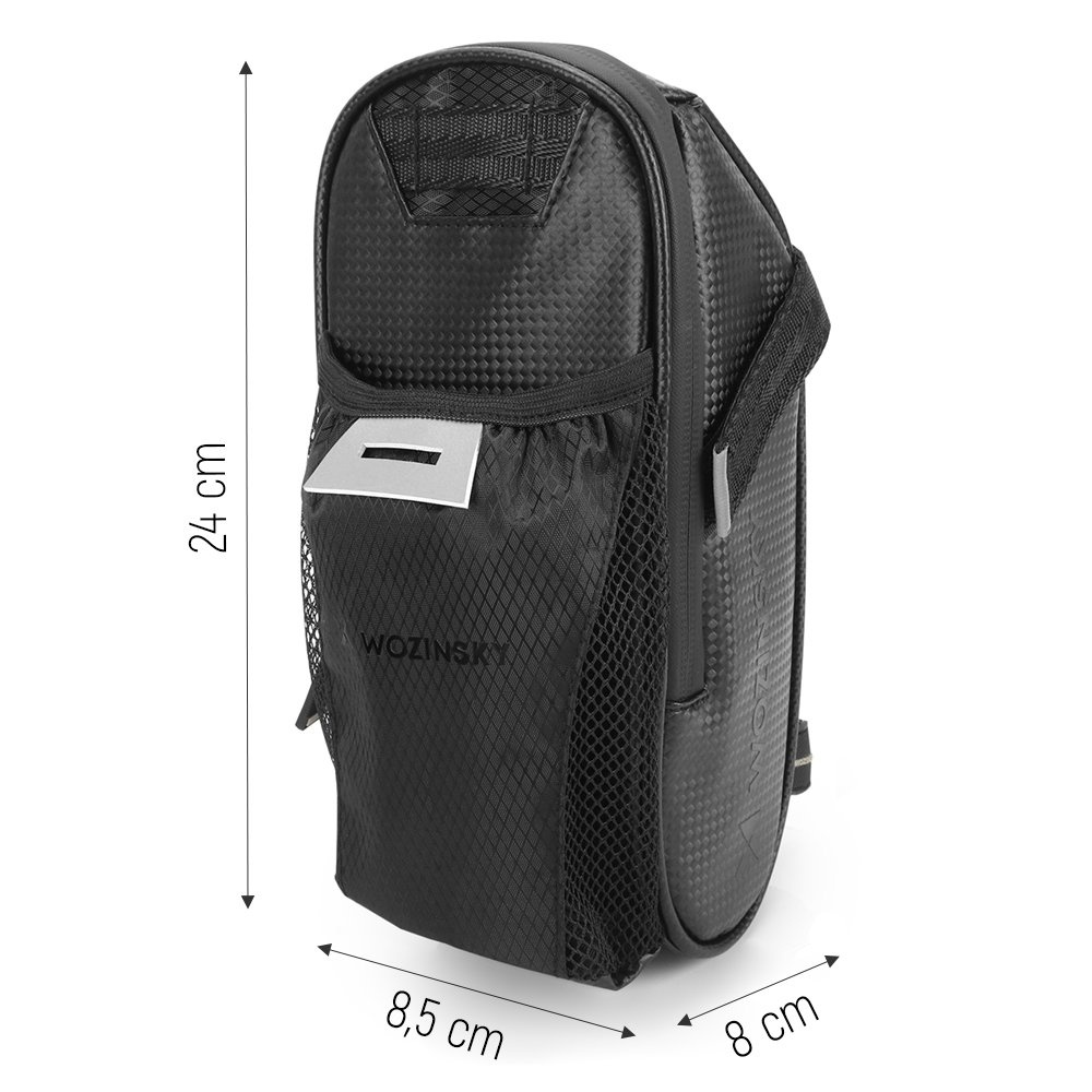 Wozinsky bike saddle bag 1.5 l juodos spalvos (WBB20BK) aprašymas - Prekės nuotrauka Wozinsky bike saddle bag 1.5 l juodos spalvos (WBB20BK) aprašymas - Prekės nuotrauka