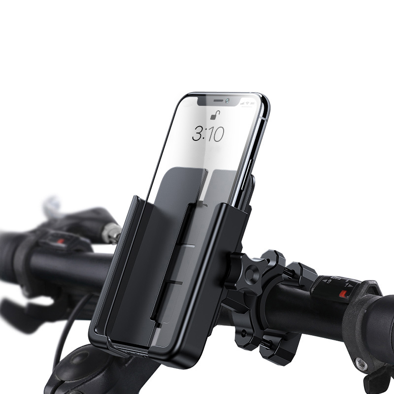 Wozinsky metal bicycle phone holder, scooters juodas (WBHBK3) - OUTLET aprašymas - Prekės nuotrauka