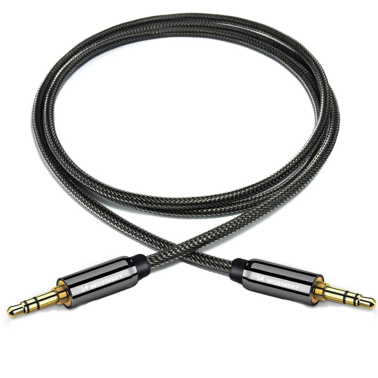 Wozinsky universal mini jack cable 2x AUX cable 3 m juodas aprašymas - Prekės nuotrauka Wozinsky universal mini jack cable 2x AUX cable 3 m juodas aprašymas - Prekės nuotrauka