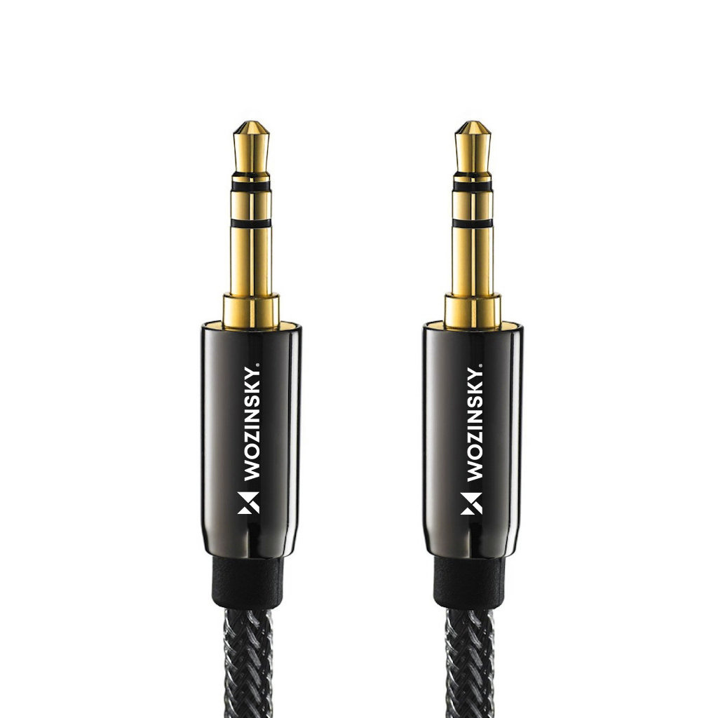 Wozinsky universal mini jack cable 2x AUX cable 3 m juodas aprašymas - Prekės nuotrauka Wozinsky universal mini jack cable 2x AUX cable 3 m juodas aprašymas - Prekės nuotrauka