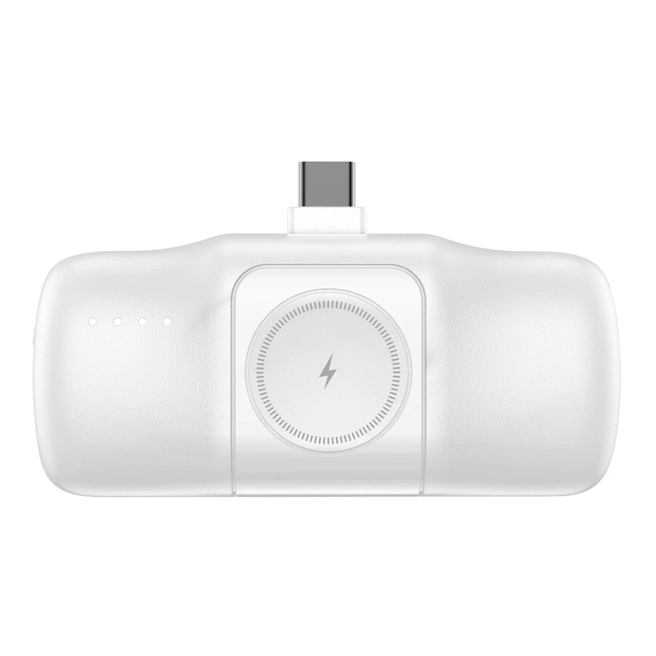 Wozinsky WF16-YCS 5000mAh 15W USB-C Mini Power Bank su Built-in USB-C kabelis ir Apple Watch Charger – baltos spalvos aprašymas - Prekės nuotrauka Wozinsky WF16-YCS 5000mAh 15W USB-C Mini Power Bank su Built-in USB-C kabelis ir Apple Watch Charger – baltos spalvos aprašymas - Prekės nuotrauka