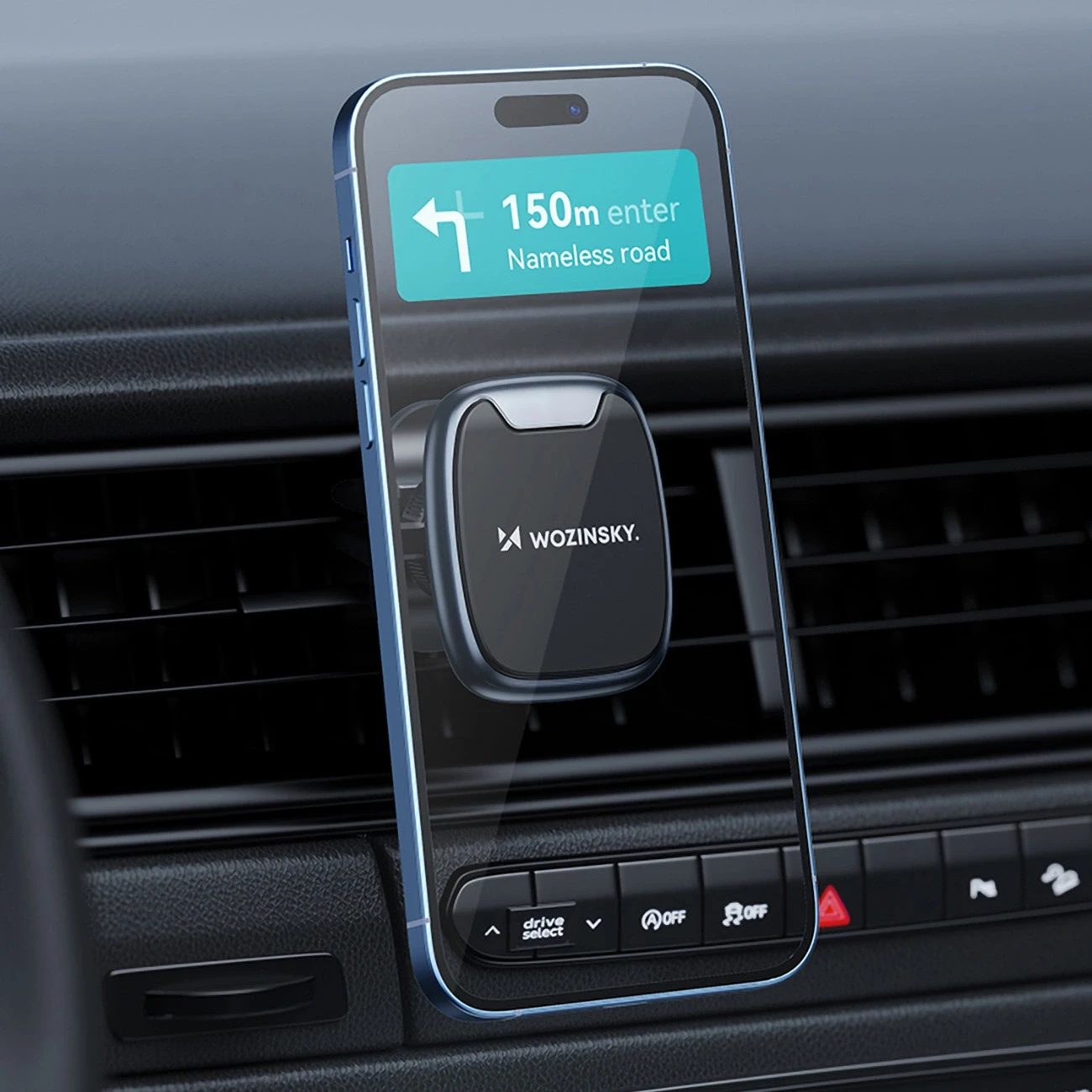 Wozinsky WUMTK magnetinis telefono laikiklis automobiliui air vent – juodos spalvos aprašymas - Prekės nuotrauka Wozinsky WUMTK magnetinis telefono laikiklis automobiliui air vent – juodos spalvos aprašymas - Prekės nuotrauka