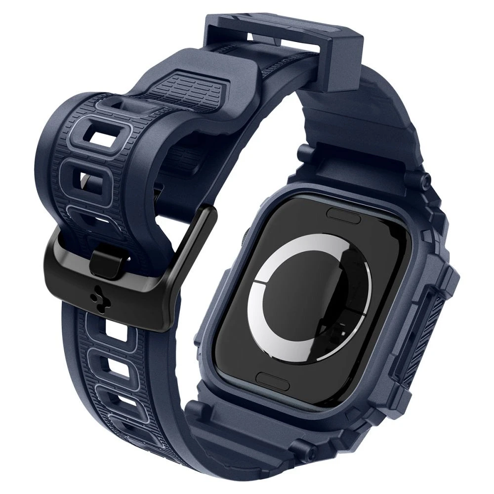 Apyrankė Aplle Watch 10 (46mm) Spigen Rugged Armor ”Pro” mėlynos spalvos