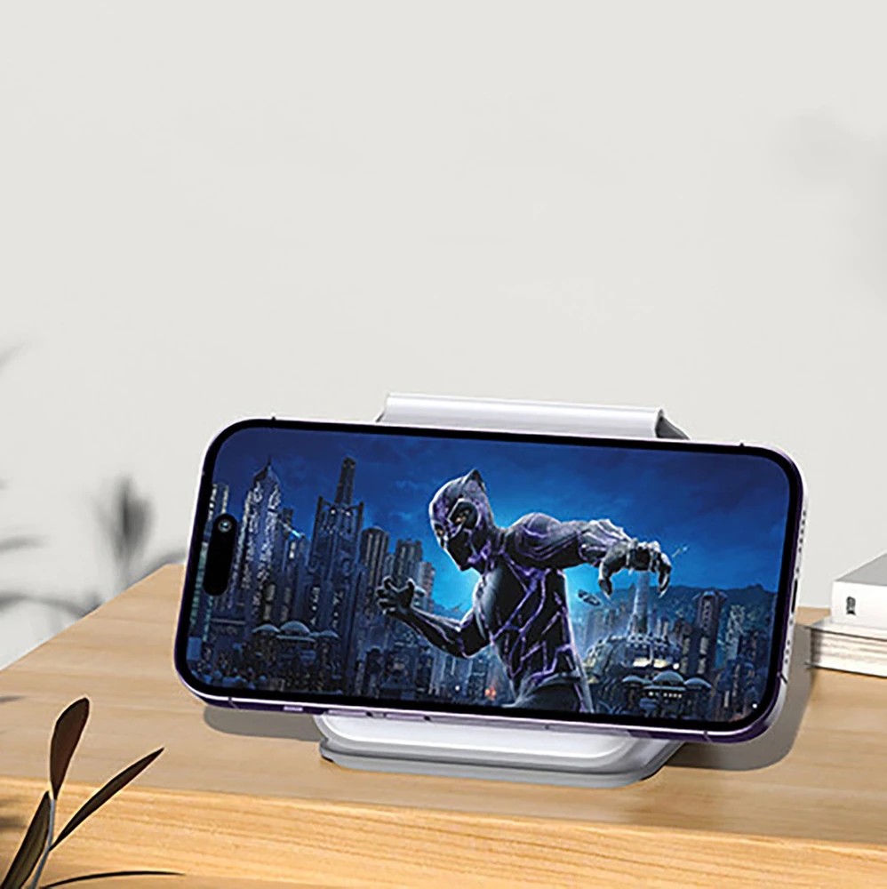 Įkroviklis indukcinė 3w1 Dudao A11N 15W - balta + kabelis USB-C / USB-C