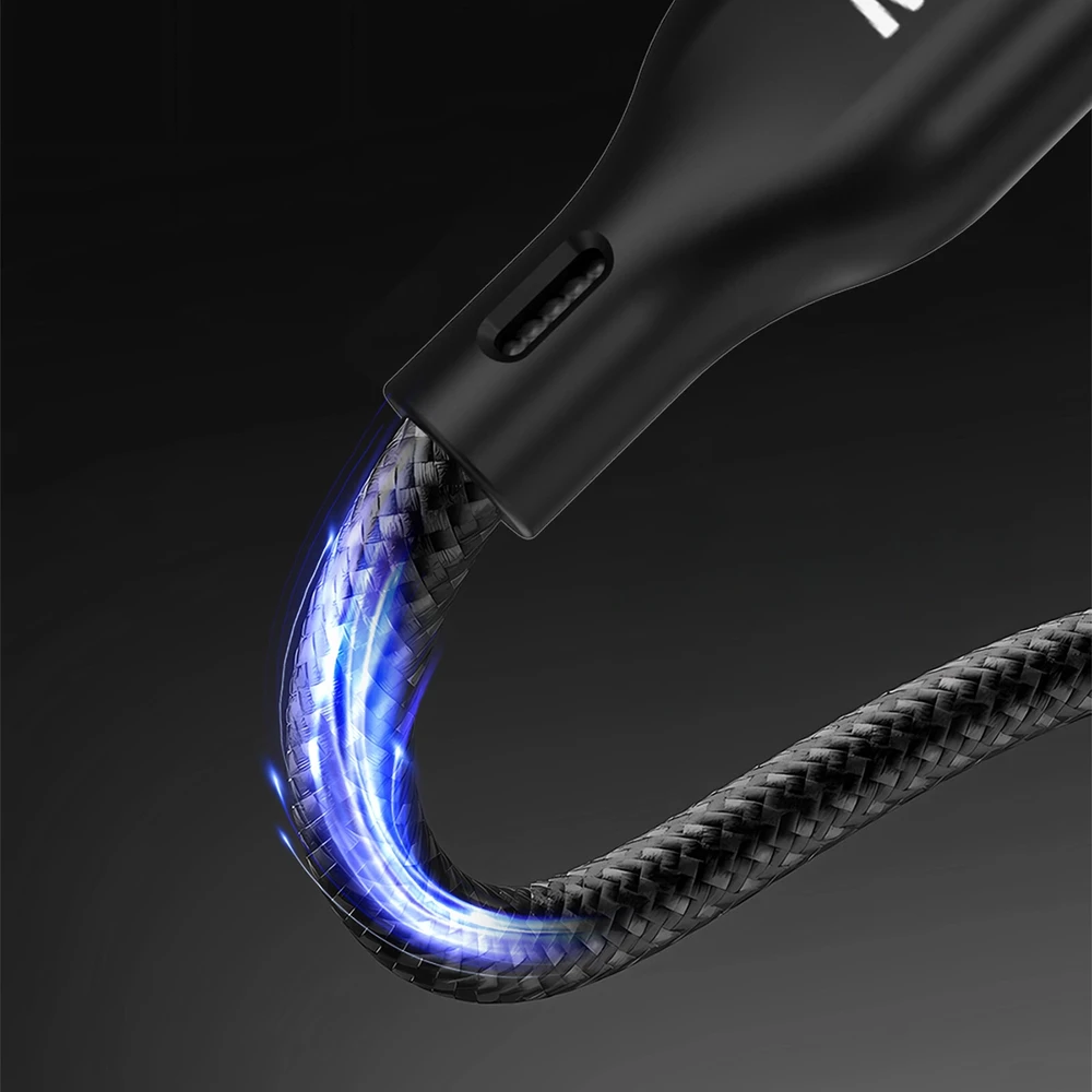 Dudao A12MaxC PD60W 2-in-1 Charger for Apple Watch / USB-C – juodos spalvos