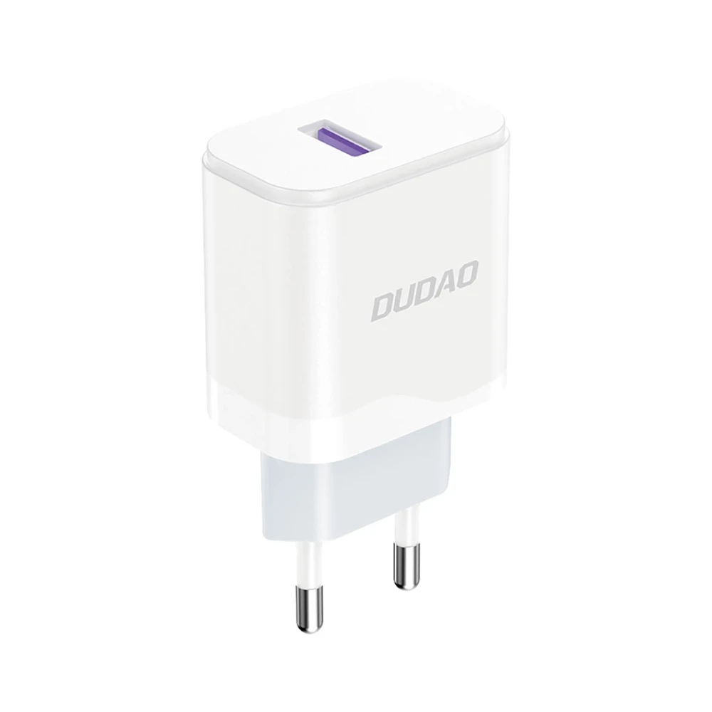 Dudao A20EU USB-A 18W network įkroviklis – baltos spalvos