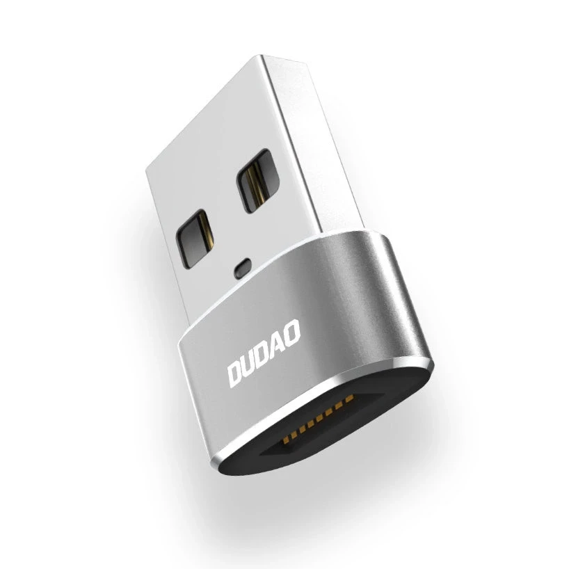 Adapteris Dudao L16AC USB-C prie USB (juodas)