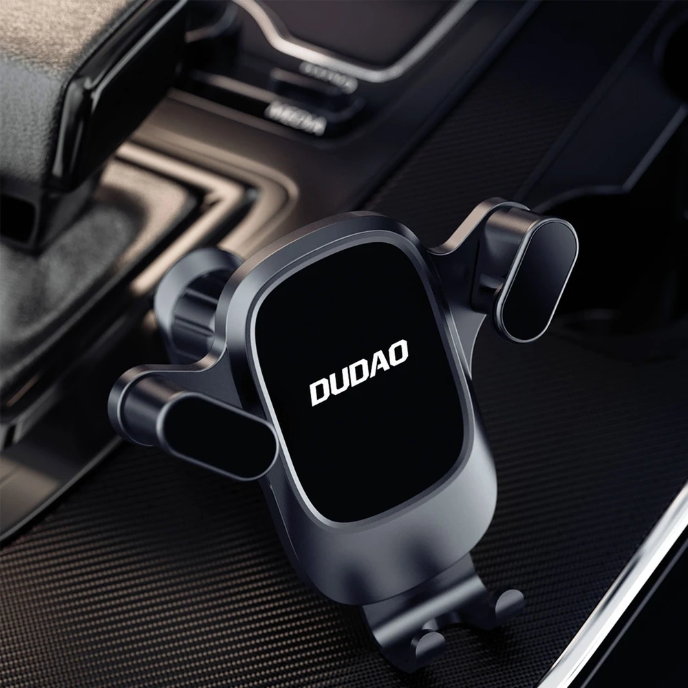 Dudao F5Pro air vent car phone holder – juodos spalvos