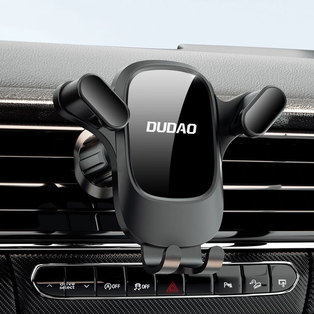 Dudao F5Pro air vent car phone holder – juodos spalvos