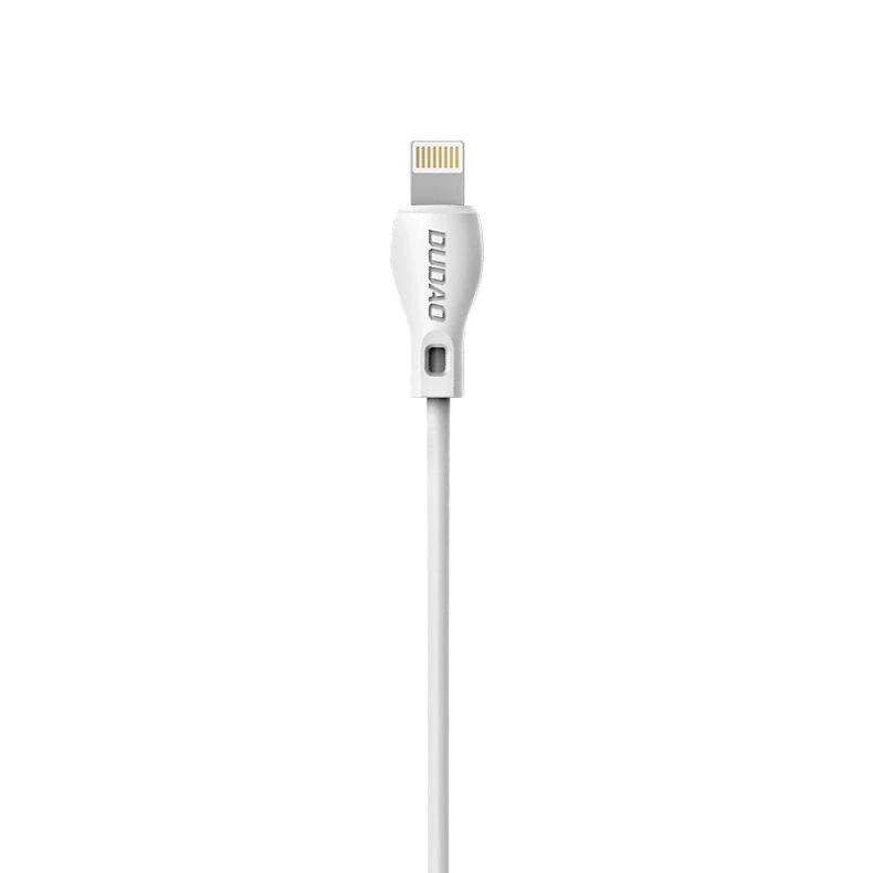 Dudao kabelis USB / Lightning kabelis 2.4A 1m baltos spalvos (L4L 1m baltos spalvos)