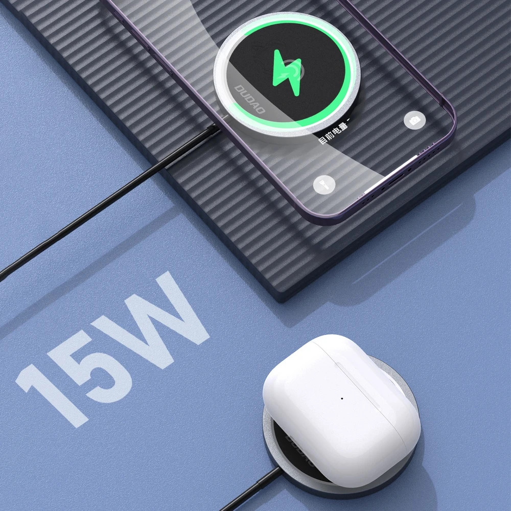 Įkroviklis indukcinė MagSafe 15W Dudao - juoda