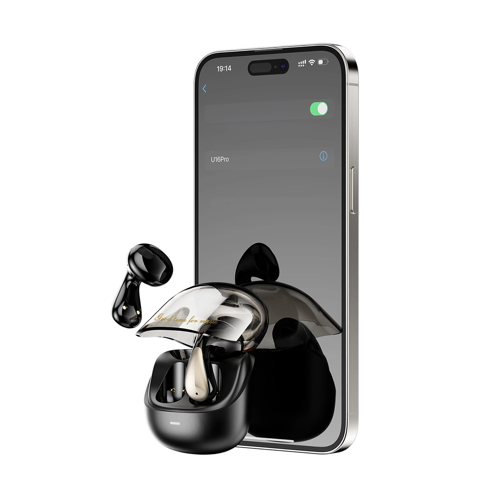 Dudao U16Pro TWS Bluetooth 5.3 belaidės ausinės - juodos spalvos