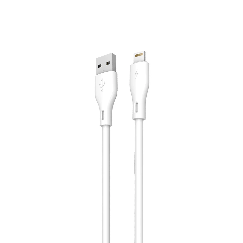 USB kabelis Dudao (L2) lightning 1m (5A) baltas