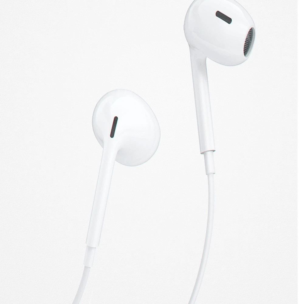 Dudao X14PROL-W1 į ausis įkišamos ausinės su Lightning jungtimi baltos spalvos (X14PROL-W1)
