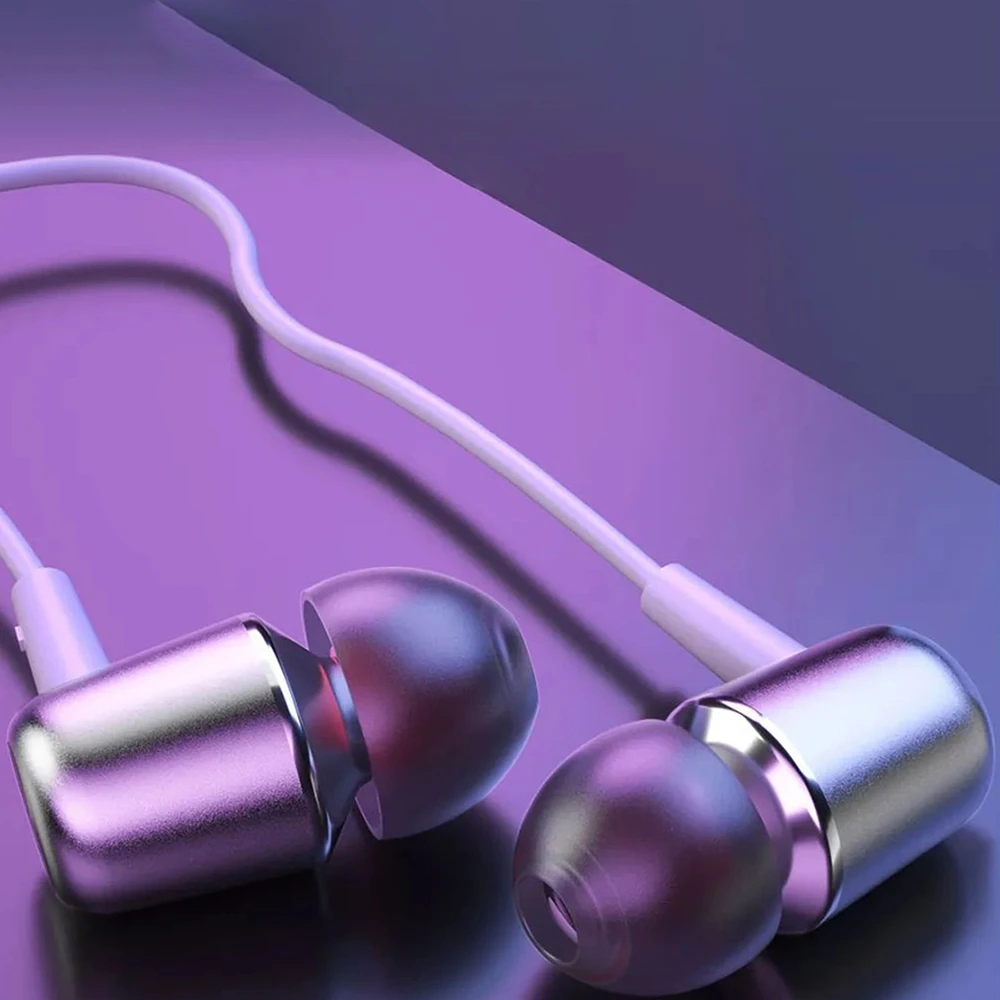 Dudao X1PROT į ausis įkišamos laidinės USB-C ausinės 1.2 m – baltos spalvos