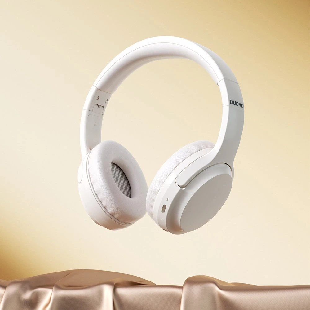 Dudao X22Pro on-ear belaidės Bluetooth 5.3 ausinės – baltos spalvos