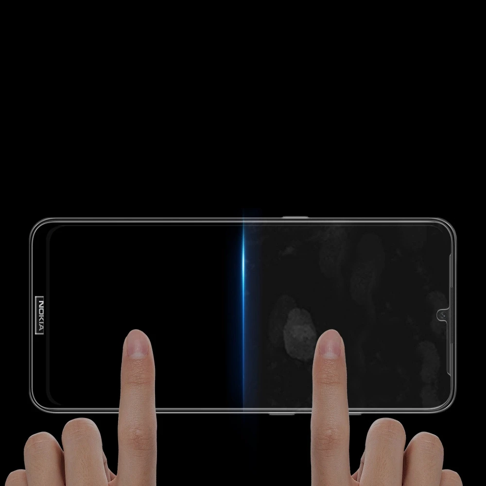 Dux Ducis 10D Apsauginis stiklas Tough ekrano apsauga, pilnai padengta rėmeliu, skirta Nokia 1.4 skaidrus (tinka dėklui)