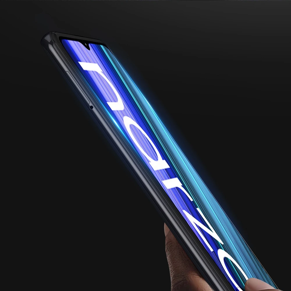 Dux Ducis 9D Apsauginis stiklas 9H Full Screen Apsauginis stiklas with Realme Narzo 50A frame juodas (case friendly)