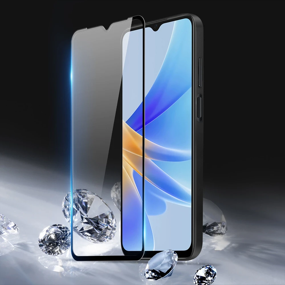 Dux Ducis 9D Apsauginis stiklas Oppo A17 9H tempered glass with juodas frame