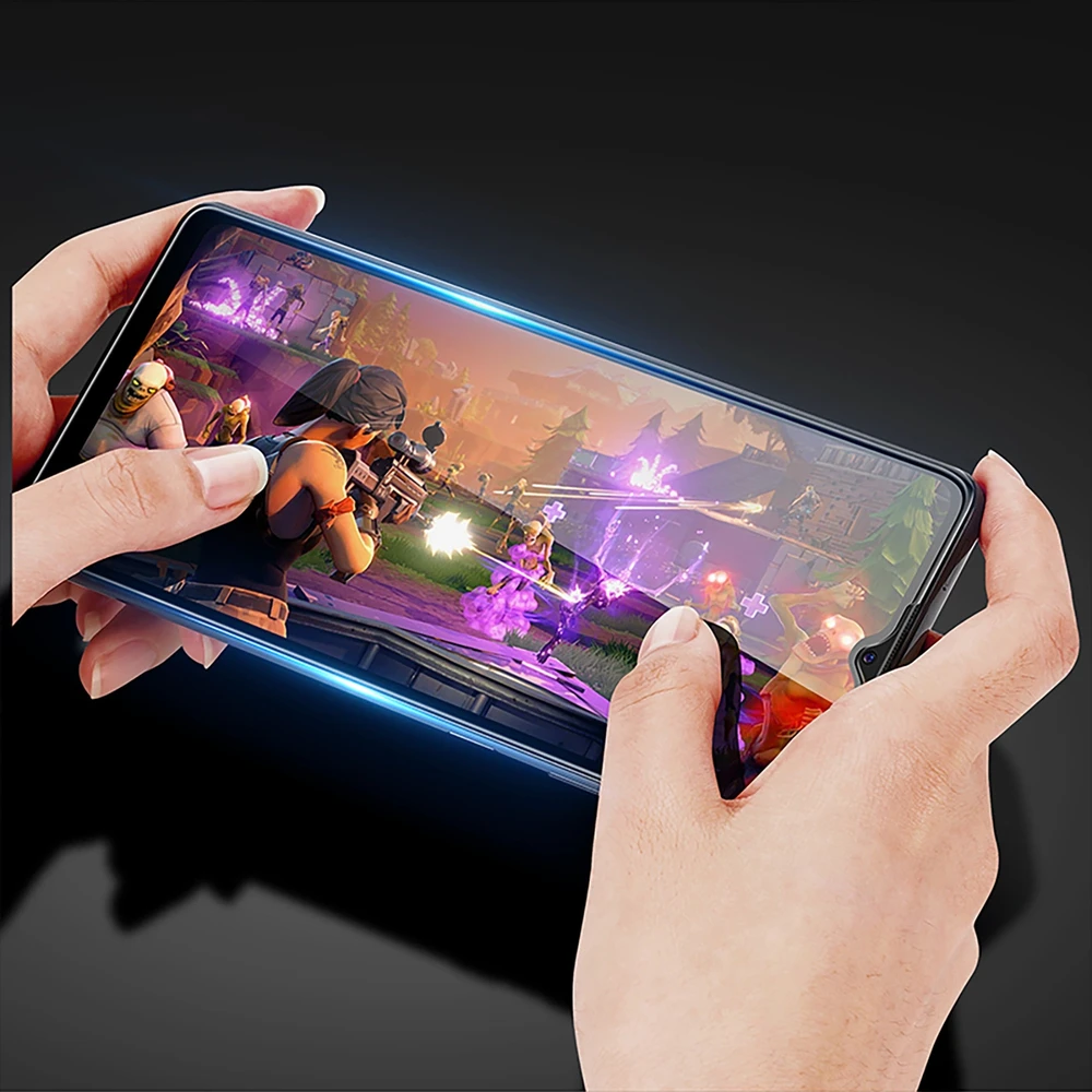 Dux Ducis 9D Apsauginis stiklas Vivo Y16 / Y02s full screen with frame juodas (case friendly)