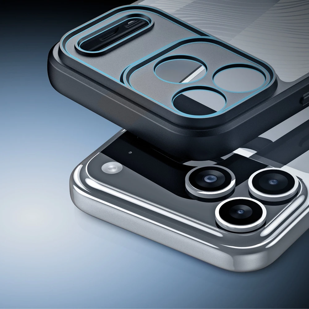 Dux Ducis Aimo dėklas skirtas Apple iPhone 17 Pro Max – juodos spalvos