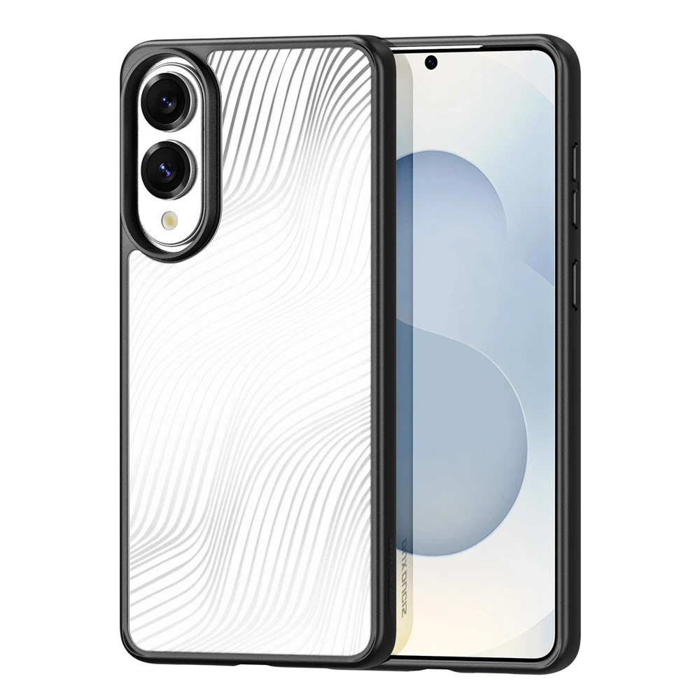Dux Ducis Aimo dėklas skirtas Samsung Galaxy S25 Edge - juodos spalvos