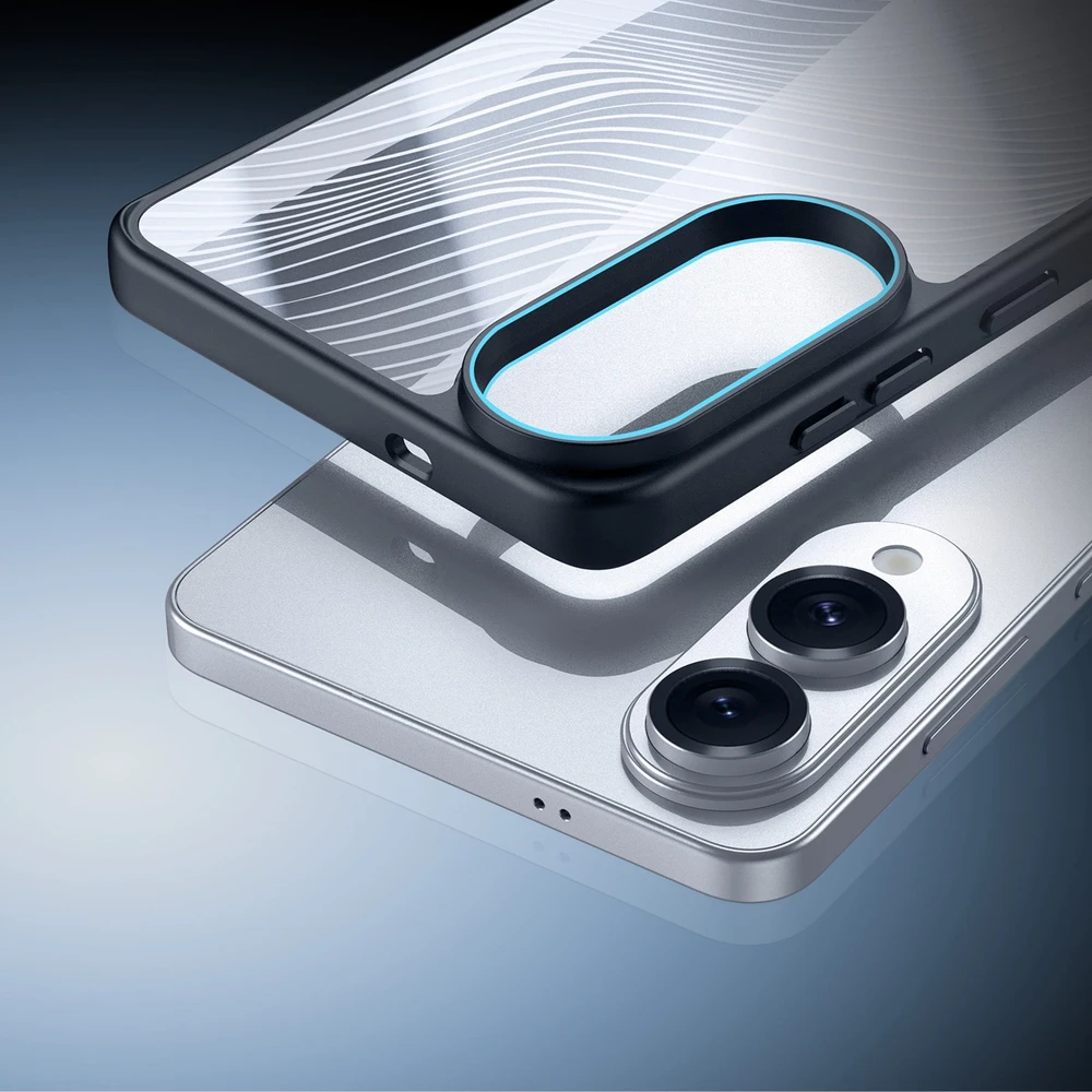 Dux Ducis Aimo dėklas skirtas Samsung Galaxy S25 Edge - juodos spalvos