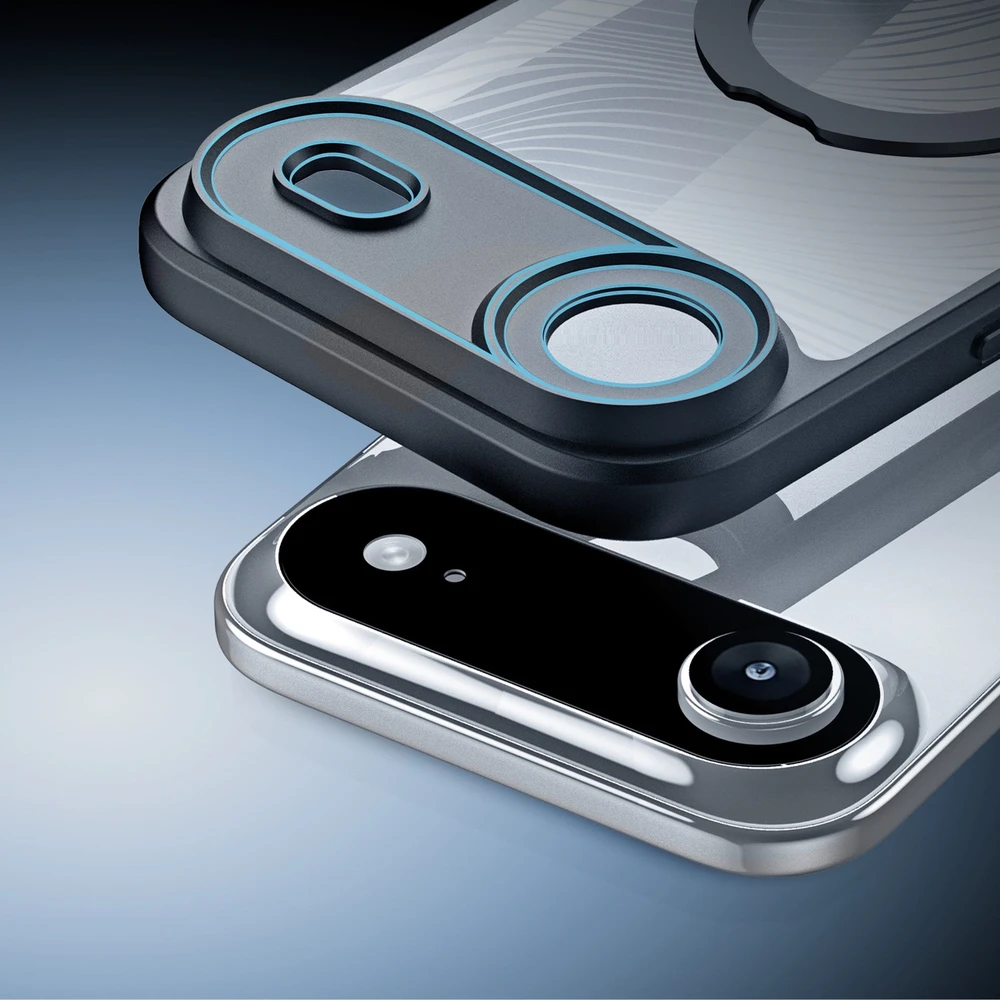 Dux Ducis Aimo Mag dėklas su Magnetic Ring and Stand skirtas Apple iPhone 17 Air – juodos spalvos