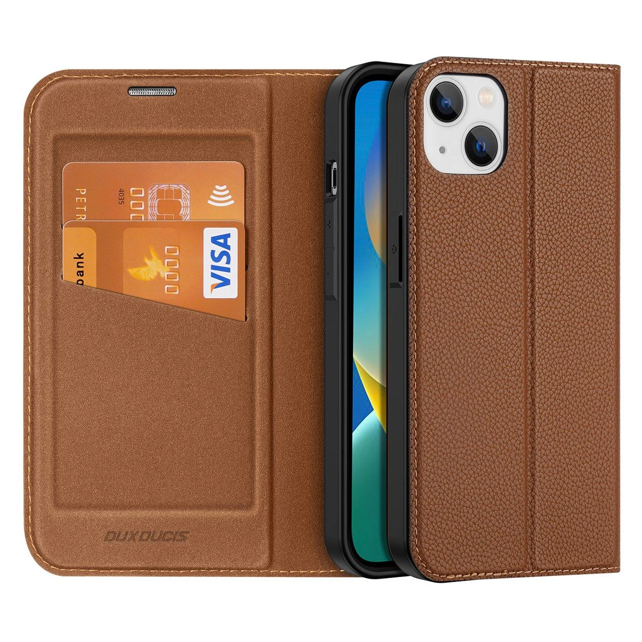 Dux Ducis Skin X2 dėklas skirtas Apple iPhone 14 Plus, rudas